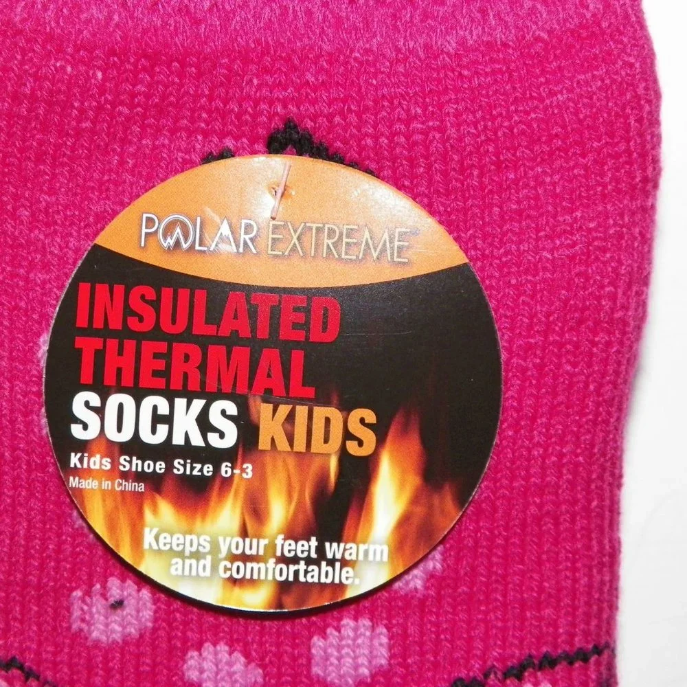 HOST PICK Kids Fox Thermal Socks Polar Extreme Slipper Grip